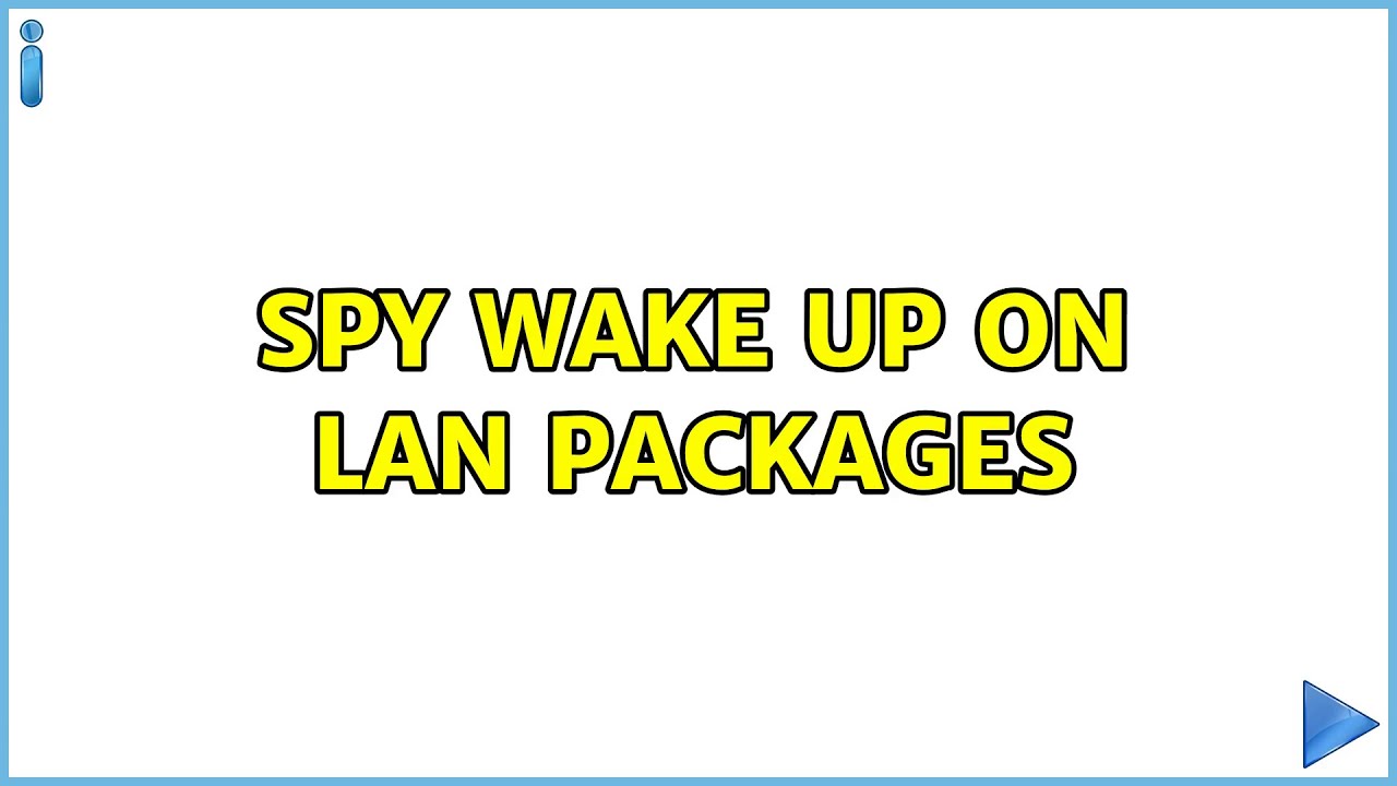 wake up on lan
